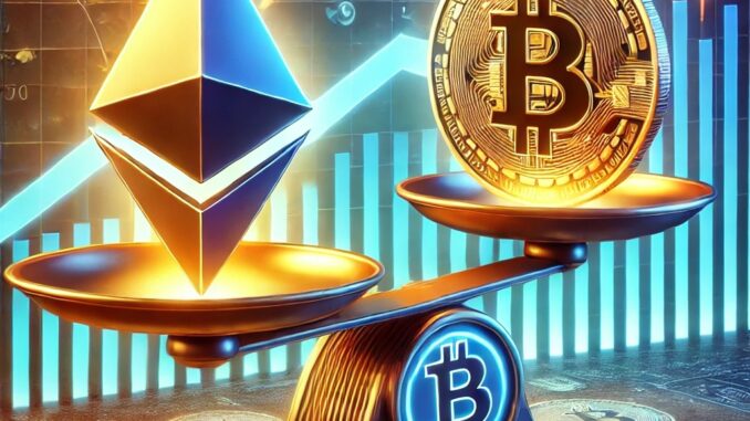 ETH/BTC Ratio Climbs to Yearly Peak Amid Market Shift