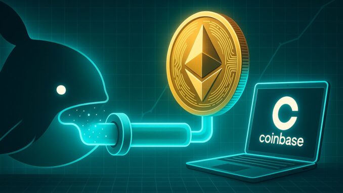 New Whale Address Moves $285M In Ethereum: Channels Funds To Coinbase Staking