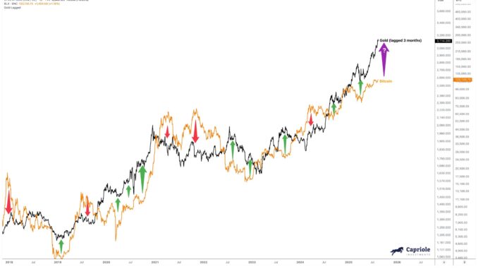 Bitcoin and Gold Correlation