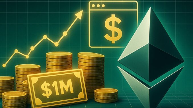 Ethereum Network Activity Heats Up As Fees Hit $1.4M In 24H