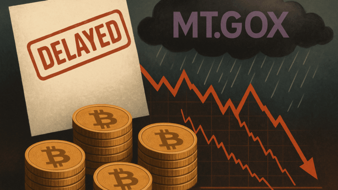 Mt. Gox delays Bitcoin repayments again as creditors await full settlement