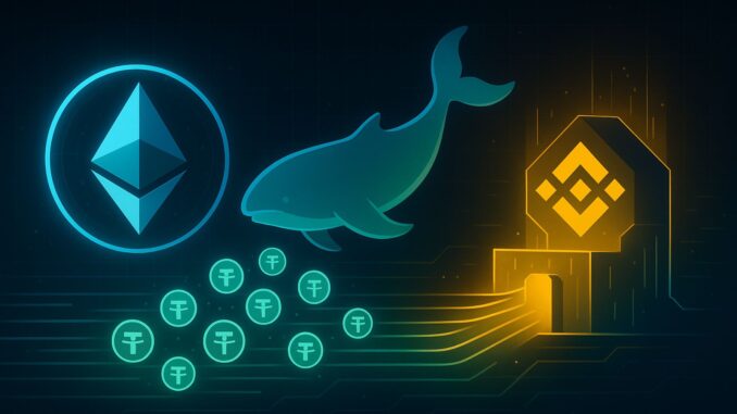 $1.33B Ethereum Whale Just Moved Another $120M USDT to Binance – Details