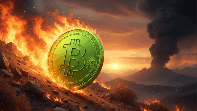 Bitcoin Cash price under bear preassure