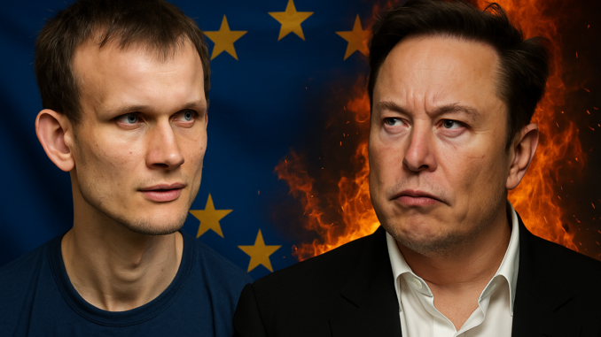 Ethereum Founder Buterin Slams Elon Musk As Anti-Europe Attacks Ignite