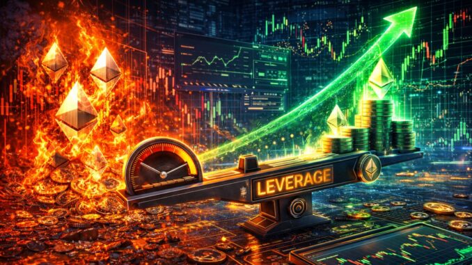 Ethereum Leverage Climbs After Historic Liquidation Event – New Cycle Starting?
