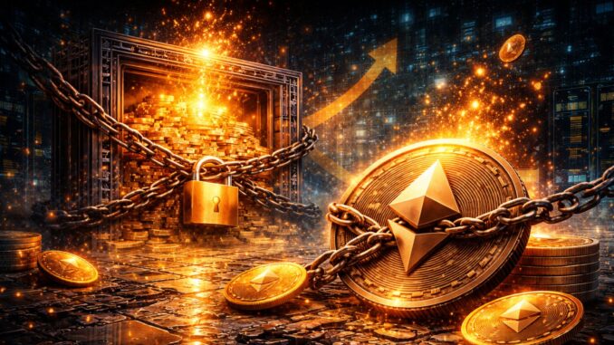 Bitmine Just Locked $340M More In Ethereum – Supply Keeps Shrinking
