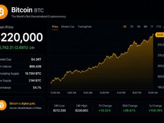 Analyst Sets $220,000 Minimum Price Target For Bitcoin, But How Will It Get There?