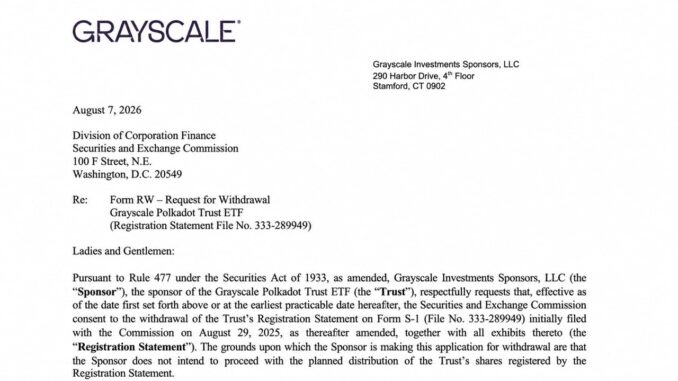 Grayscale Pulls Three Altcoin ETF Filings in Just 190 Seconds
