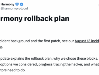 Harmony Protocol to Roll Back Network After Massive Exploit